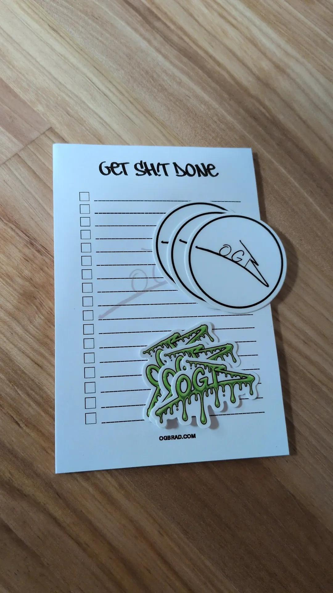 Notepads and Stickers